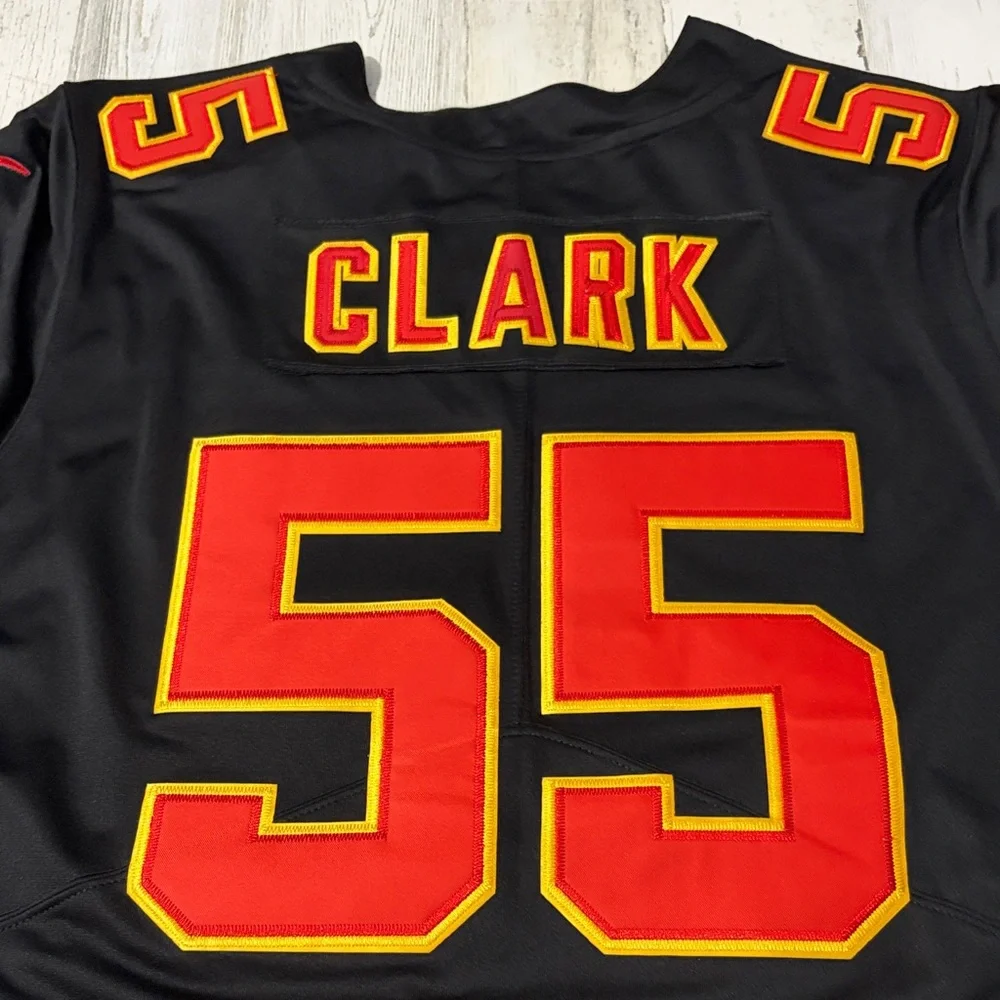 Nike Kansas City Chiefs Frank Clark Jersey Size Large - Picture 9 of 11